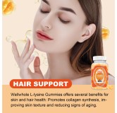 L-Lysine 500mg Supplement  Gummies for for Kids and Adults