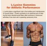 L-Lysine 500mg Supplement  Gummies for for Kids and Adults
