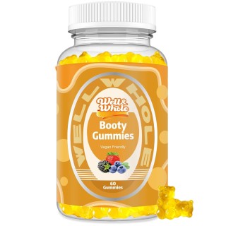 Booty Gummies, Curve Body Gummies, Bear Gummies, Women Support Supplement, Workout Enhancement, Fenugreek, 60 Counts, 30 serving