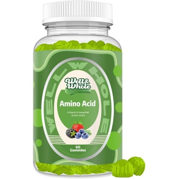 Well&Whole Aminos - Essential Amino Acids Supplement, Essential Amino Acids Gummies for Energy Support, EAA* Supplements