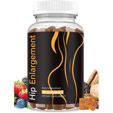 Booty Gummies, Curve Body Gummies, Women Support Supplement, Workout Enhancement, Fenugreek, Berry Flavored